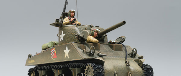 “馒头！馒头！”King&Country出品 1/30比例 谢尔曼 M4 中型坦克模型 ...
