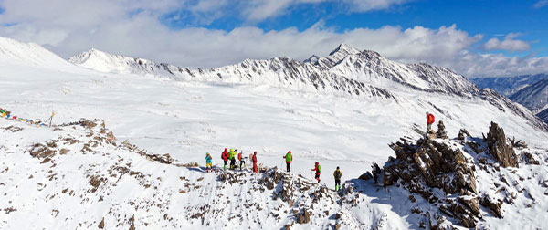 贡嘎西一山脊线——蜀山之王主峰群的雪山盛宴